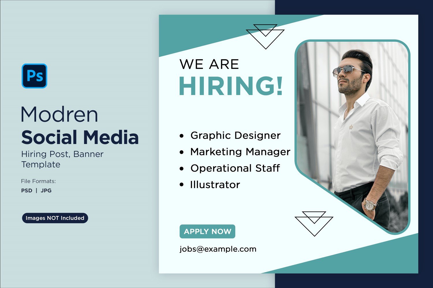 We are hiring Social Media Post Design Template 48