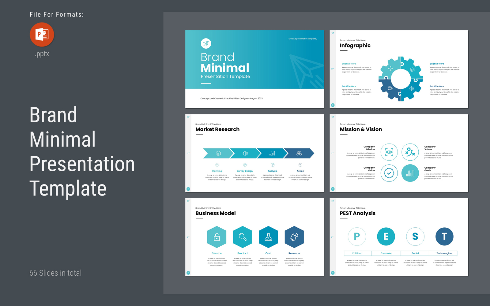 Brand Minimal PowerPoint Template