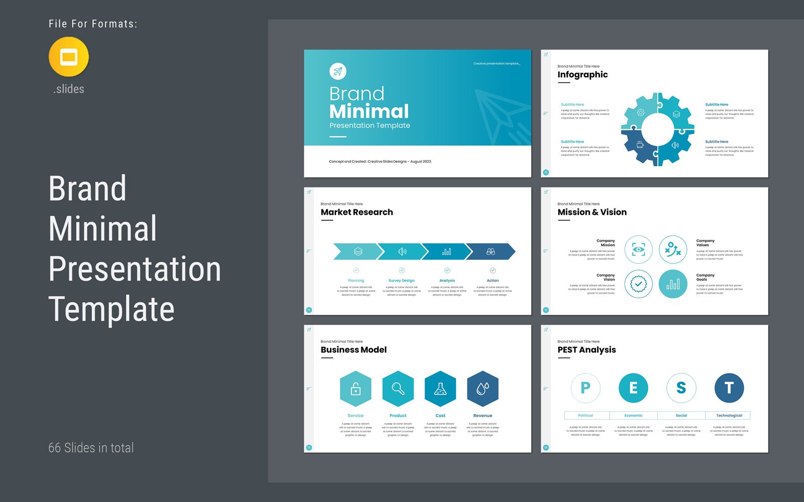 Brand Minimal Google Slides Template