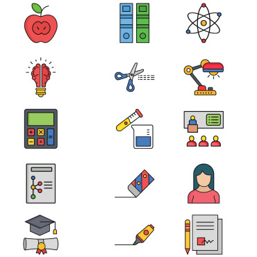 Book Brain Icon Sets 358687