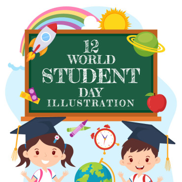 Students Day Illustrations Templates 358788