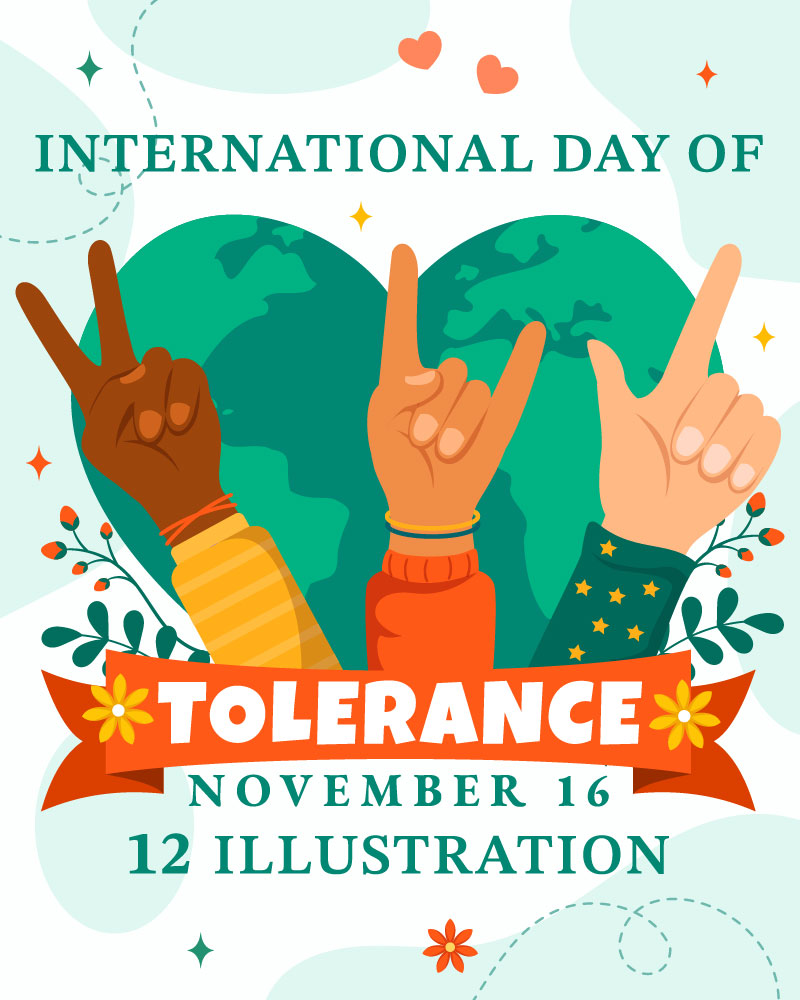 12 International Day for Tolerance Illustration