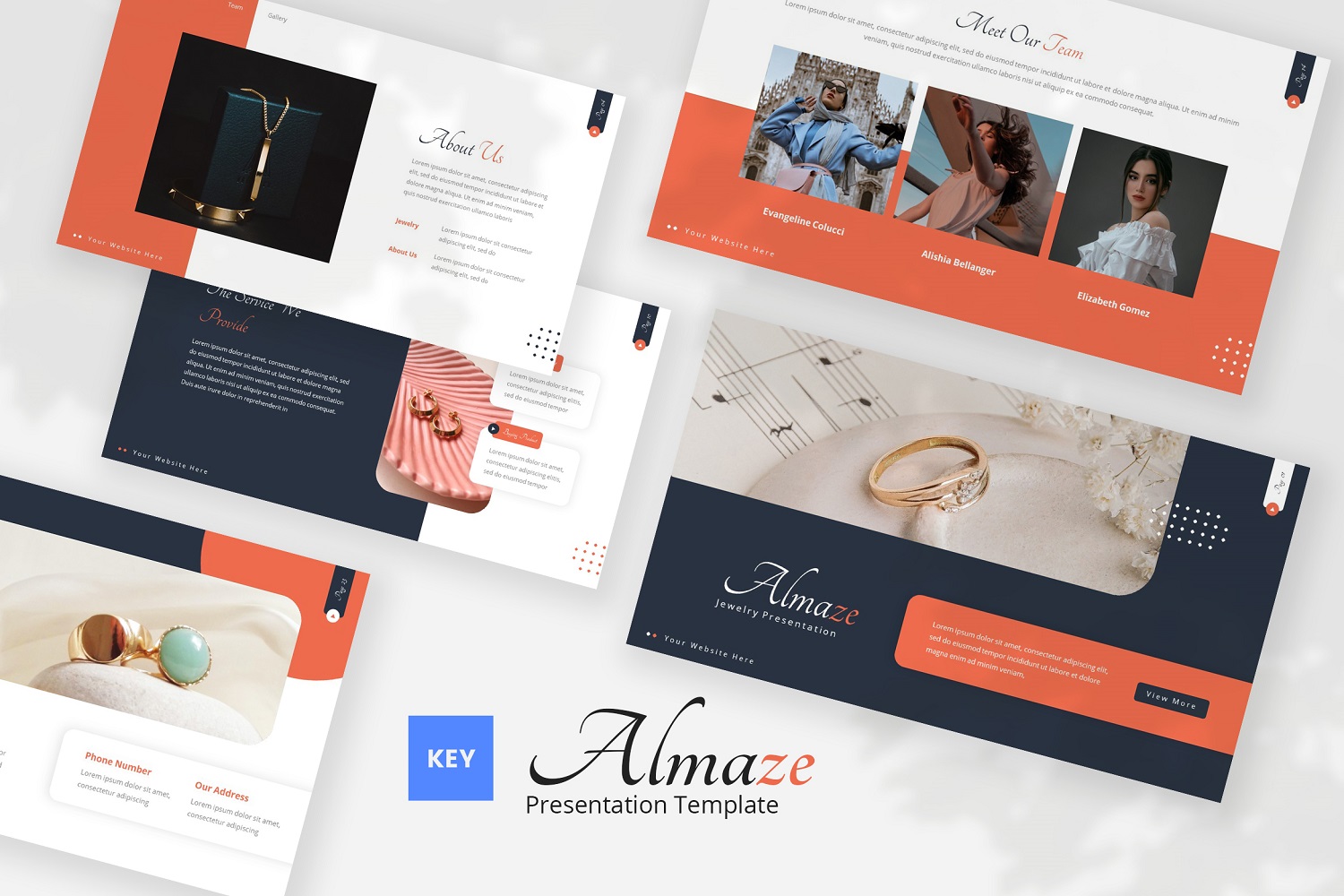 Almaze — Jewelry Keynote Template