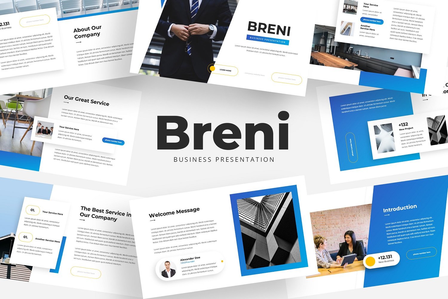 Breni — Business Powerpoint Template