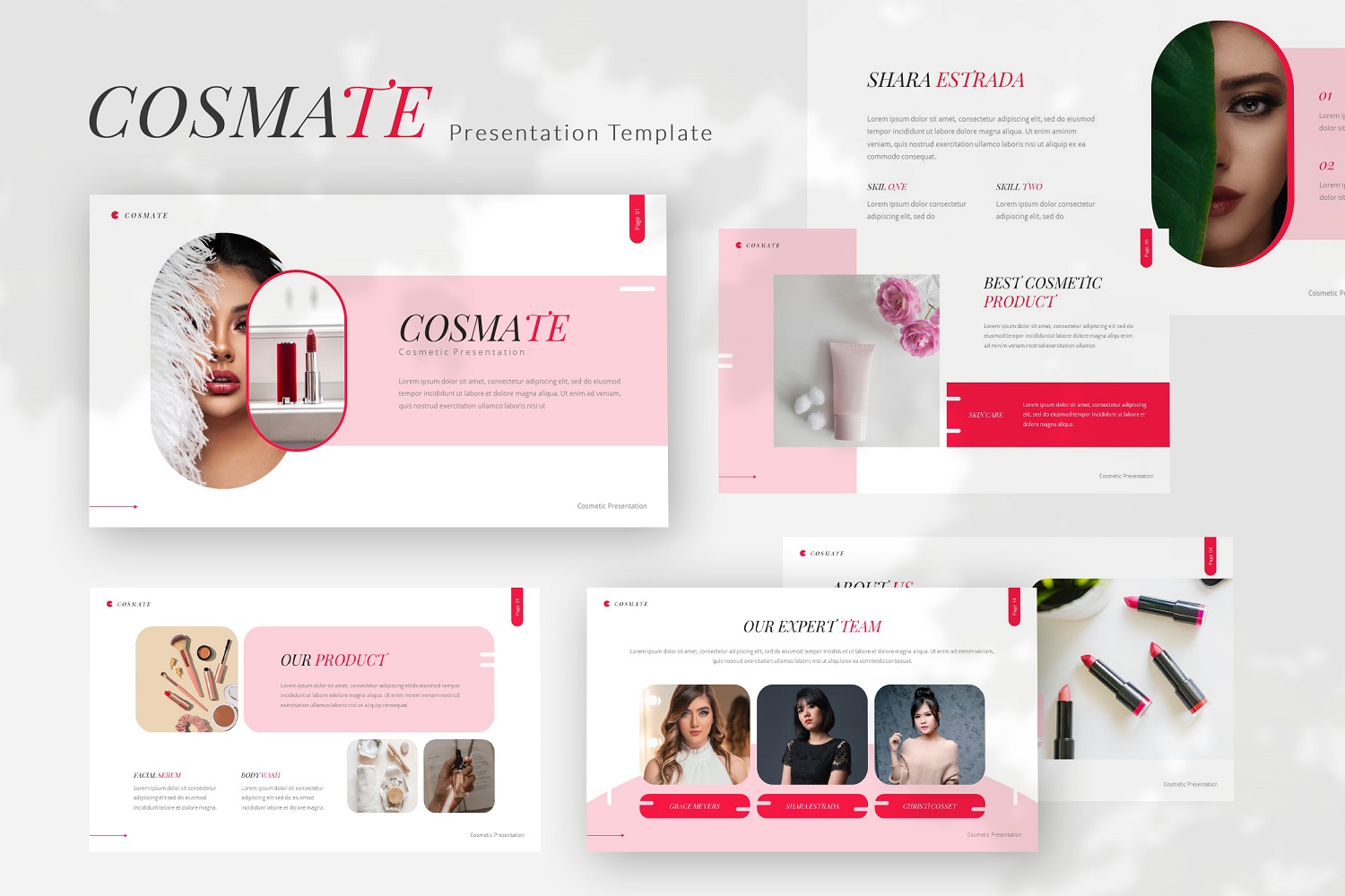 Cosmate — Cosmetic Powerpoint Template