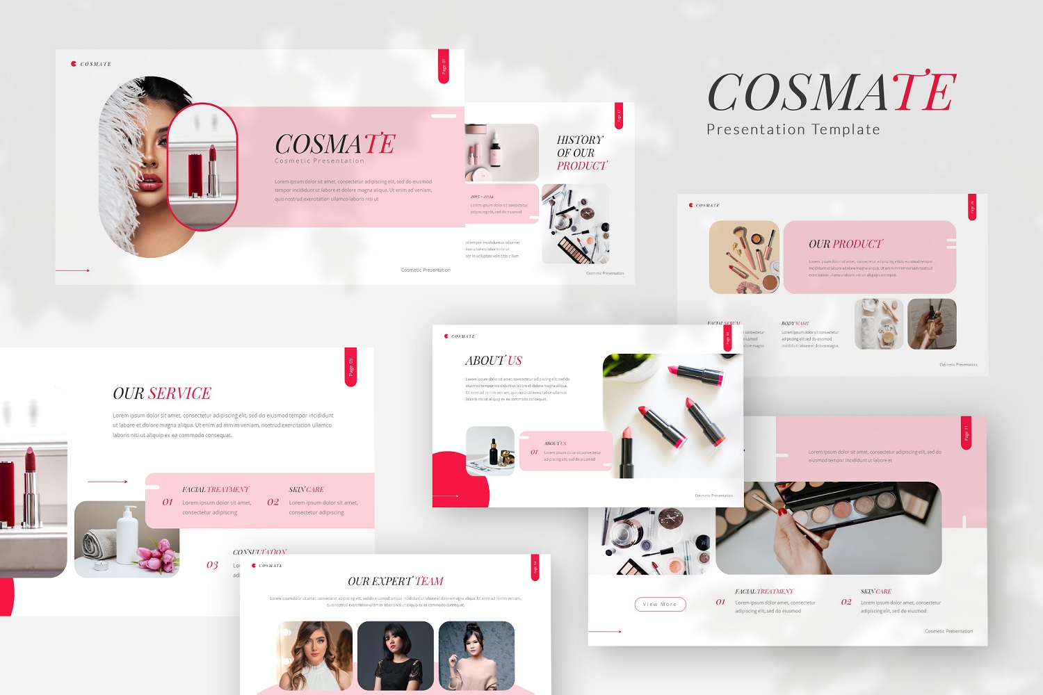 Cosmate — Cosmetic Keynote Template