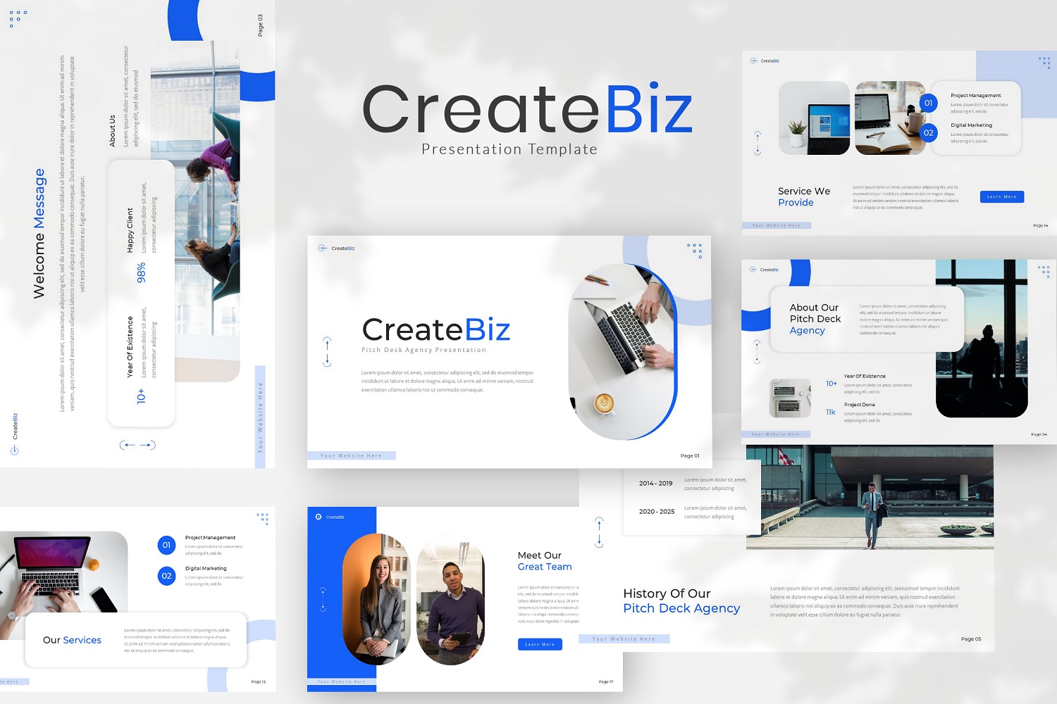 Createbiz — Pitch Deck Agency Keynote Template