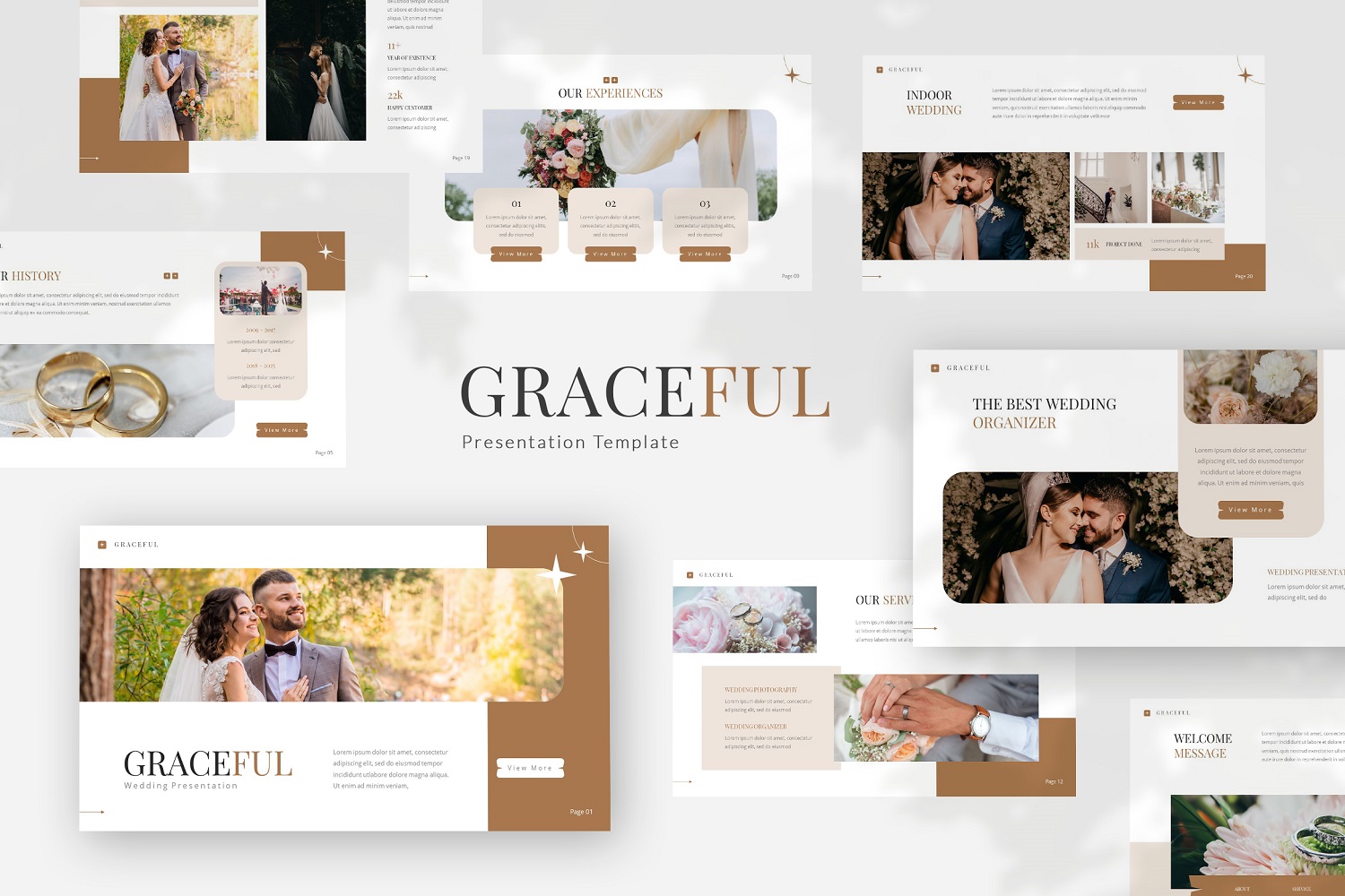 Graceful — Wedding Google Slides Template