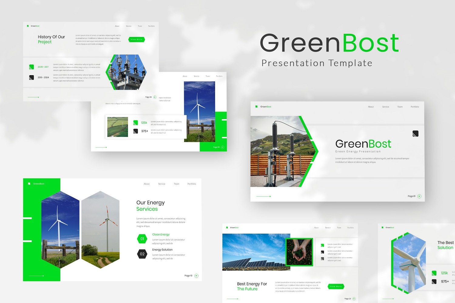 Greenboost — Green Energy Powerpoint Template