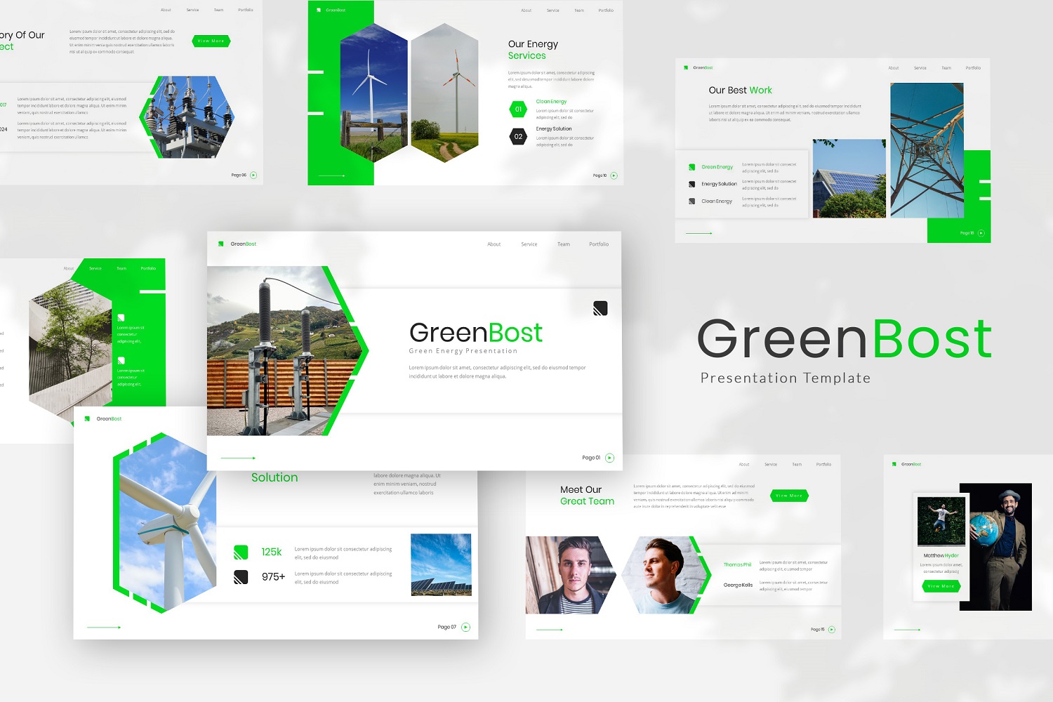 Greenboost — Green Energy Google Slides Template