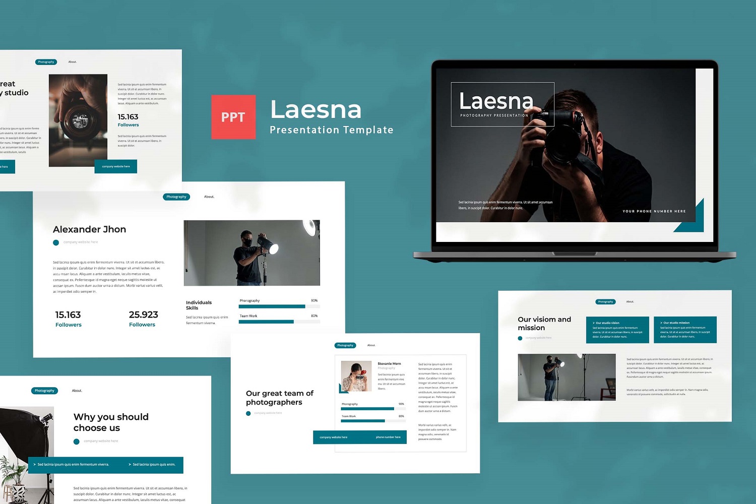 Laesna - Photography PowerPoint Template