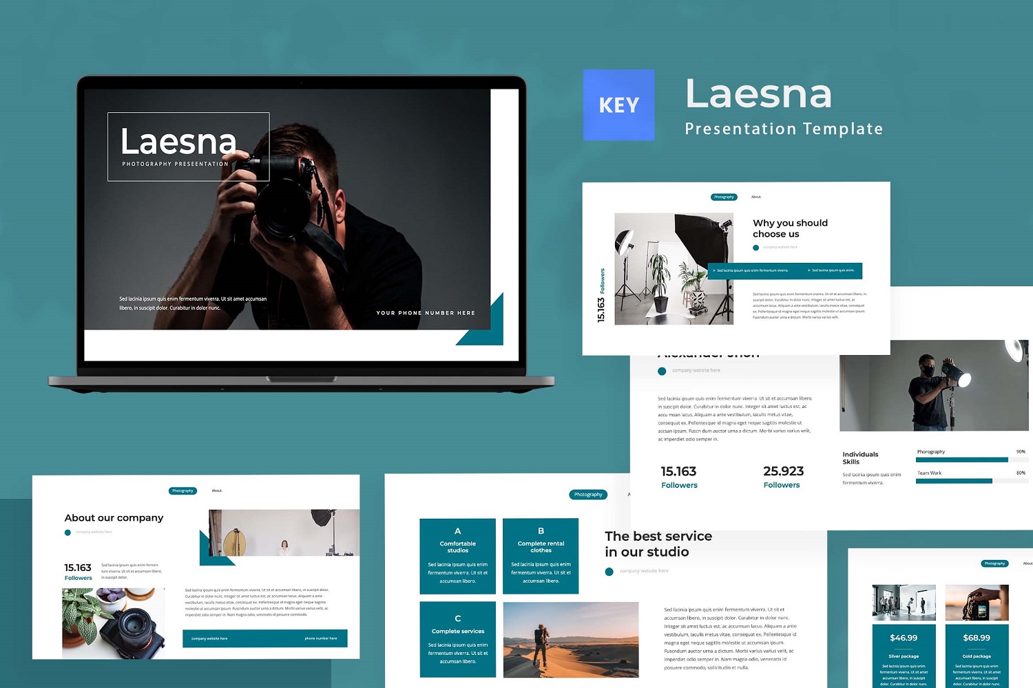 Laesna - Photography Keynote Template