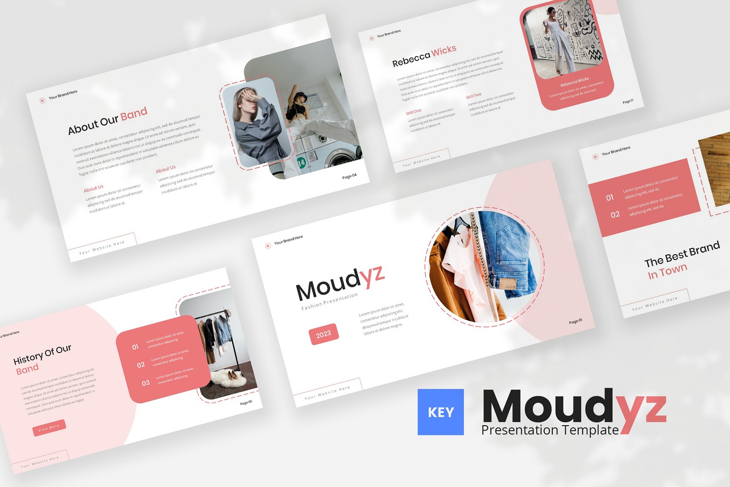 Moudyz — Fashion Keynote Template