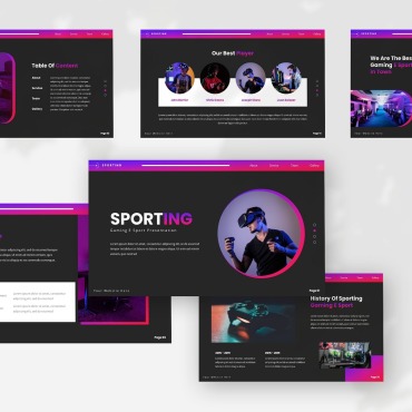 Competition Teams PowerPoint Templates 358924
