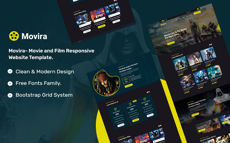 Movies Movie Review Film WordPress Theme