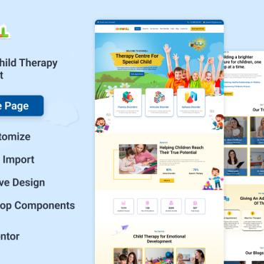 Theraphy Child Elementor Kits 358961