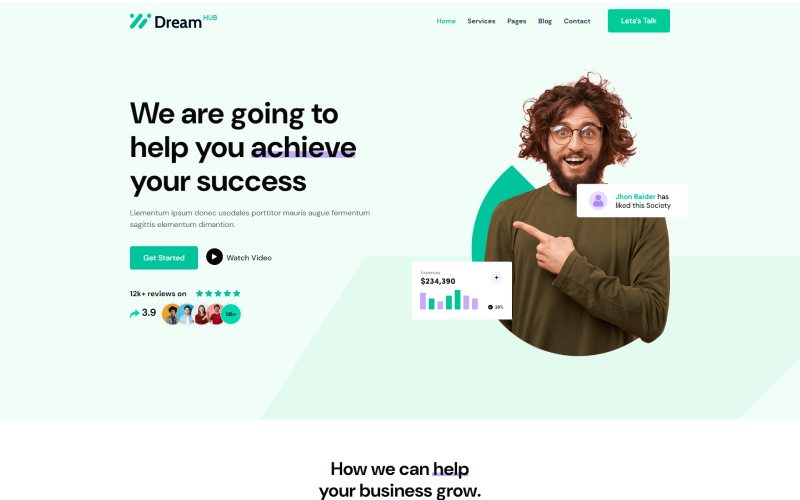 Dreamhub Business Company HTML5 Template