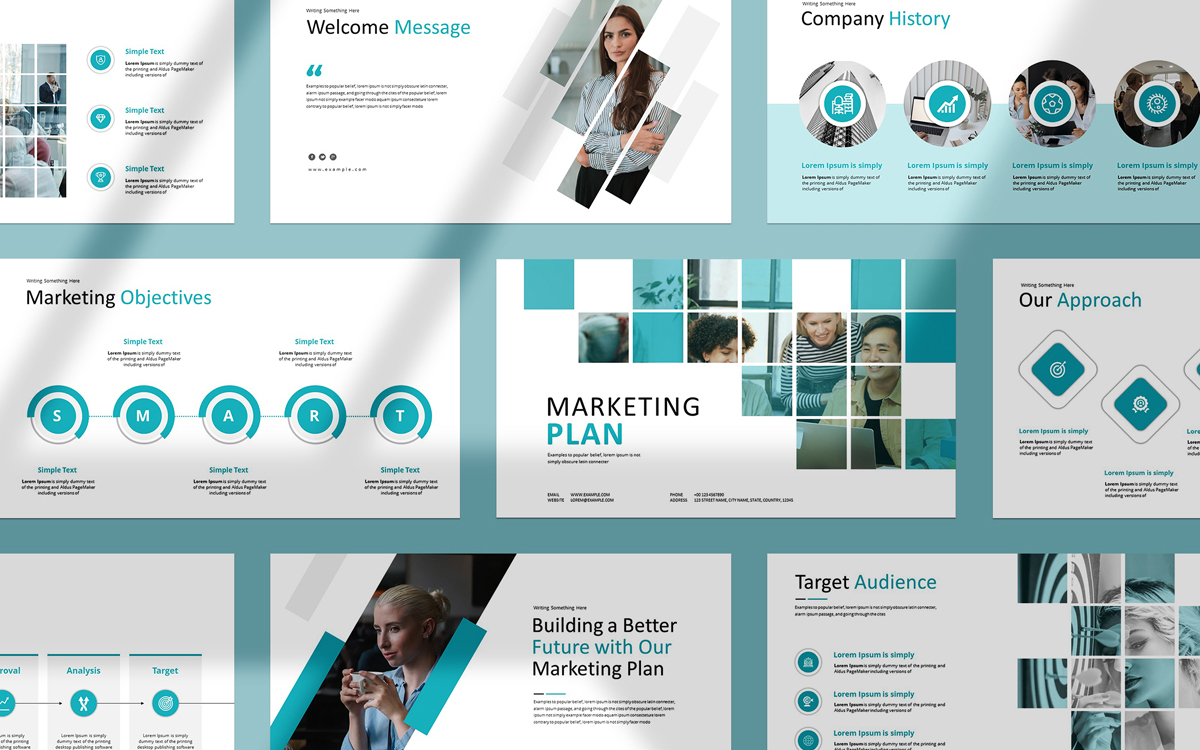 Marketing Plan Presentation Template,,.