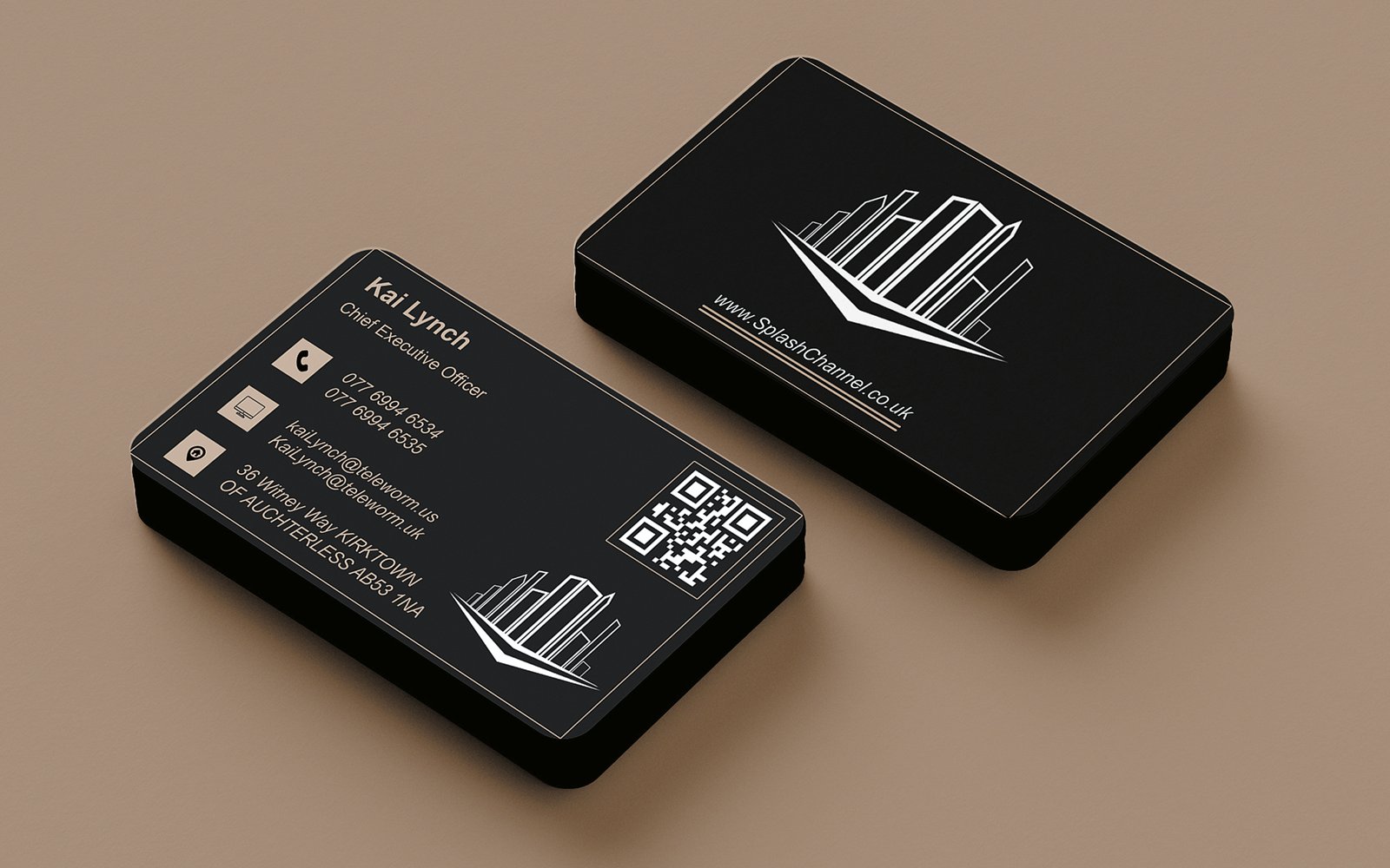 Property Stunning Business Card Template Ready to Use Raster PSD