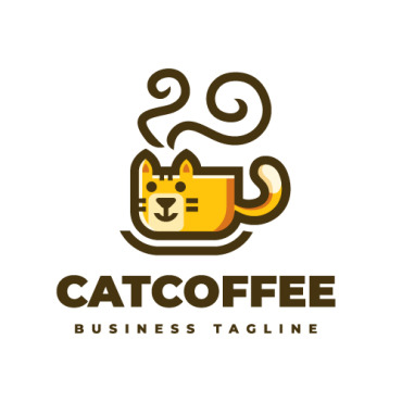 Cat Cute Logo Templates 359036