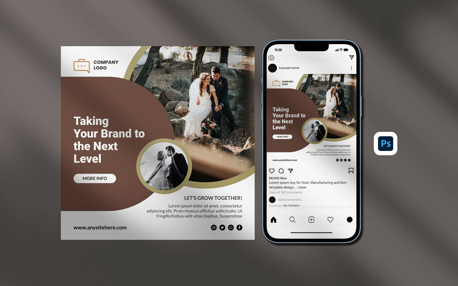 Instagram Post Template - Digital photography services social media post