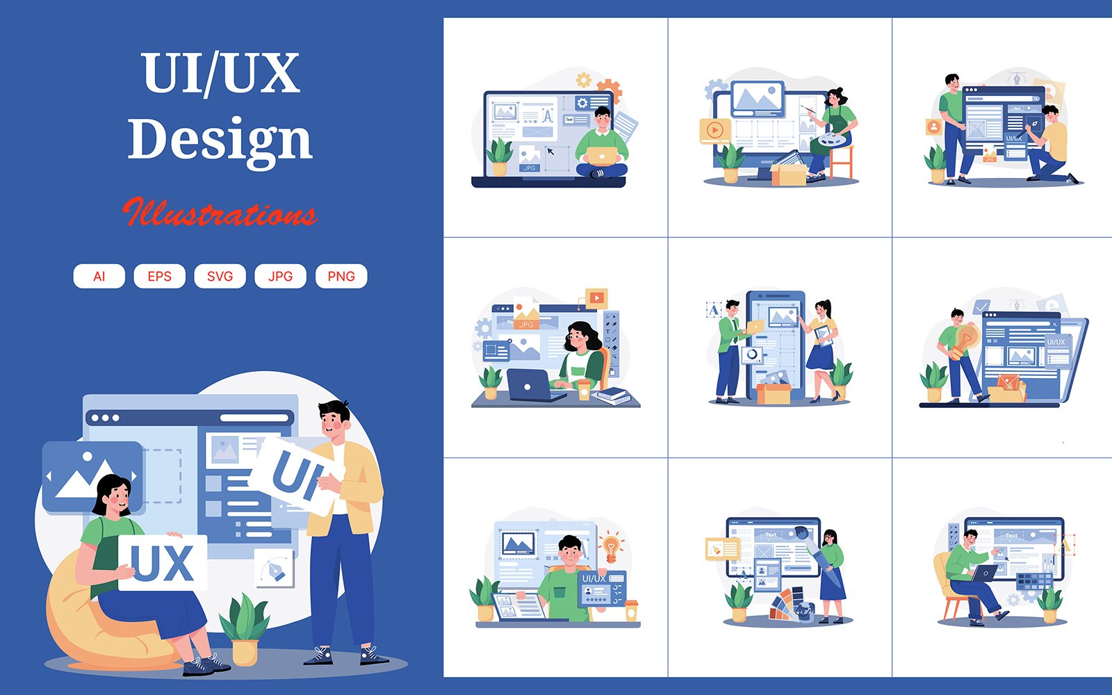 M653_ UI/UX Design Illustration Pack