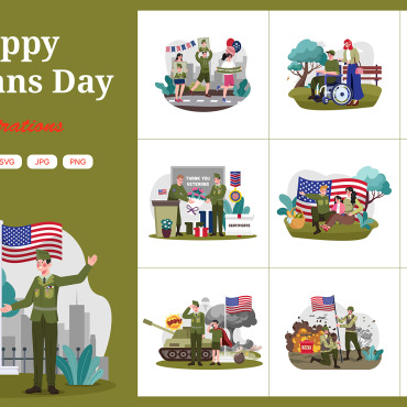 Patriot Independence Illustrations Templates 359157