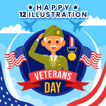 Veterans Day Illustrations Templates 359187