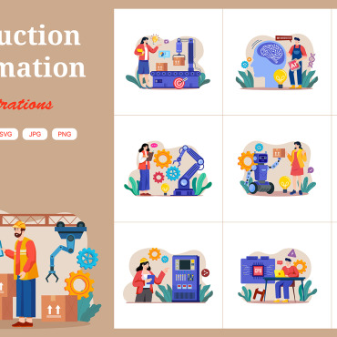 Optimization Construction Illustrations Templates 359195