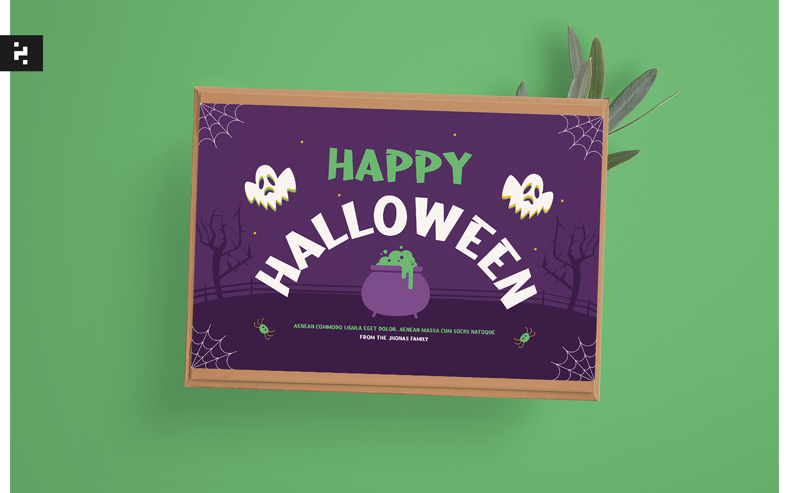 Simple Halloween Greeting Card