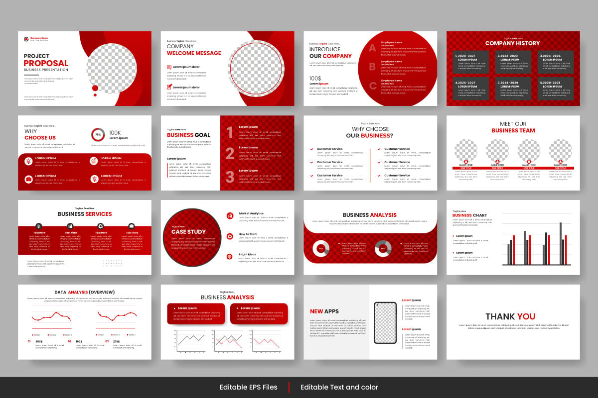 Vector corporate business business presentation, profile design, project report,  profile idea
