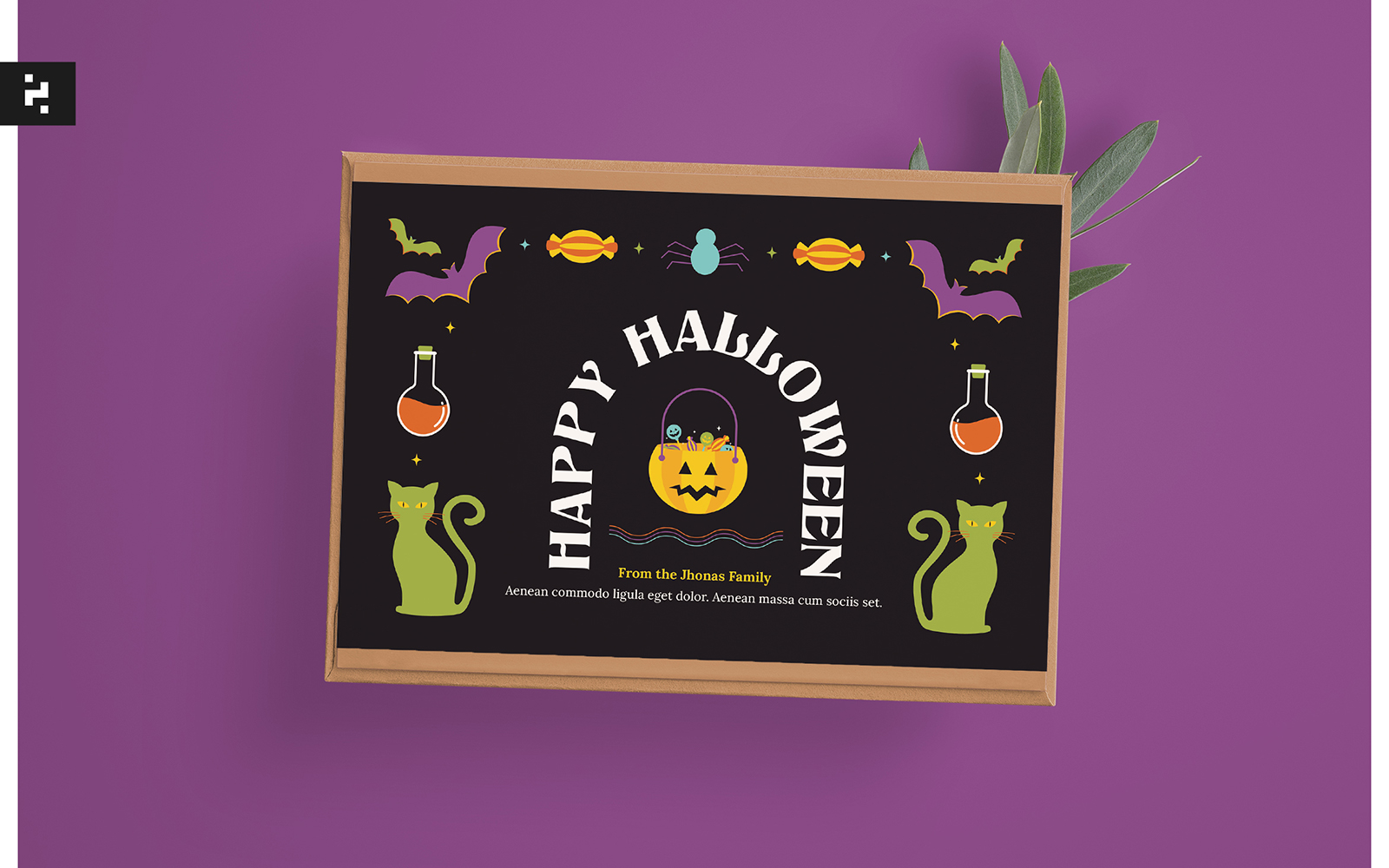 Creative Halloween Greeting Card