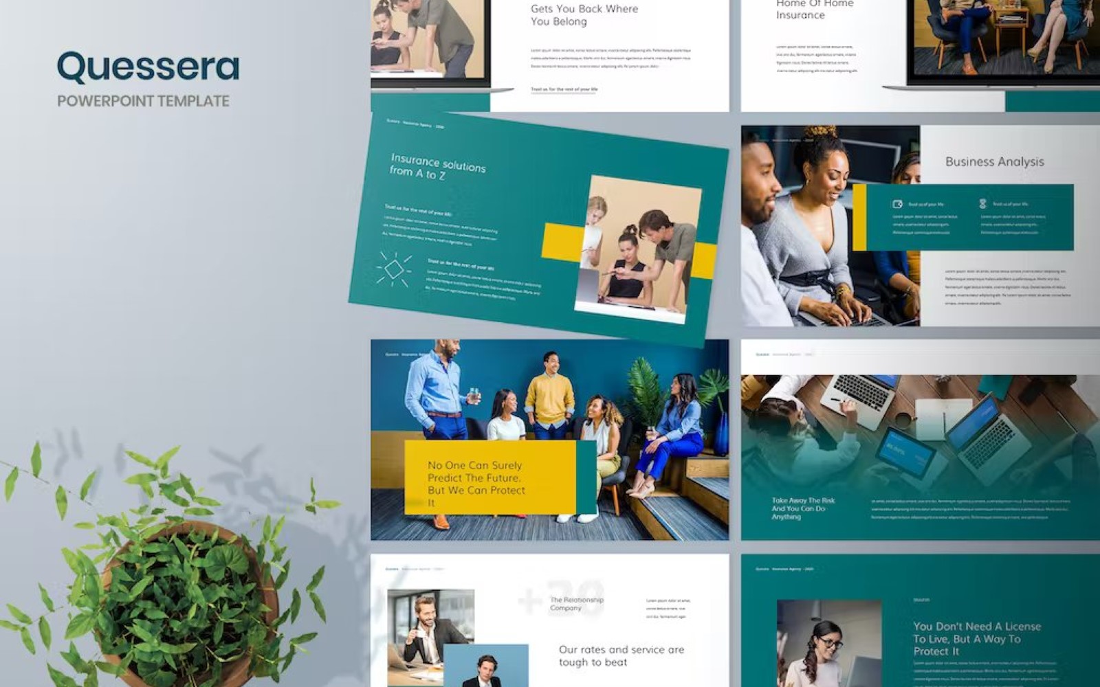 Quessera - Creative Corporate Powerpoint Template