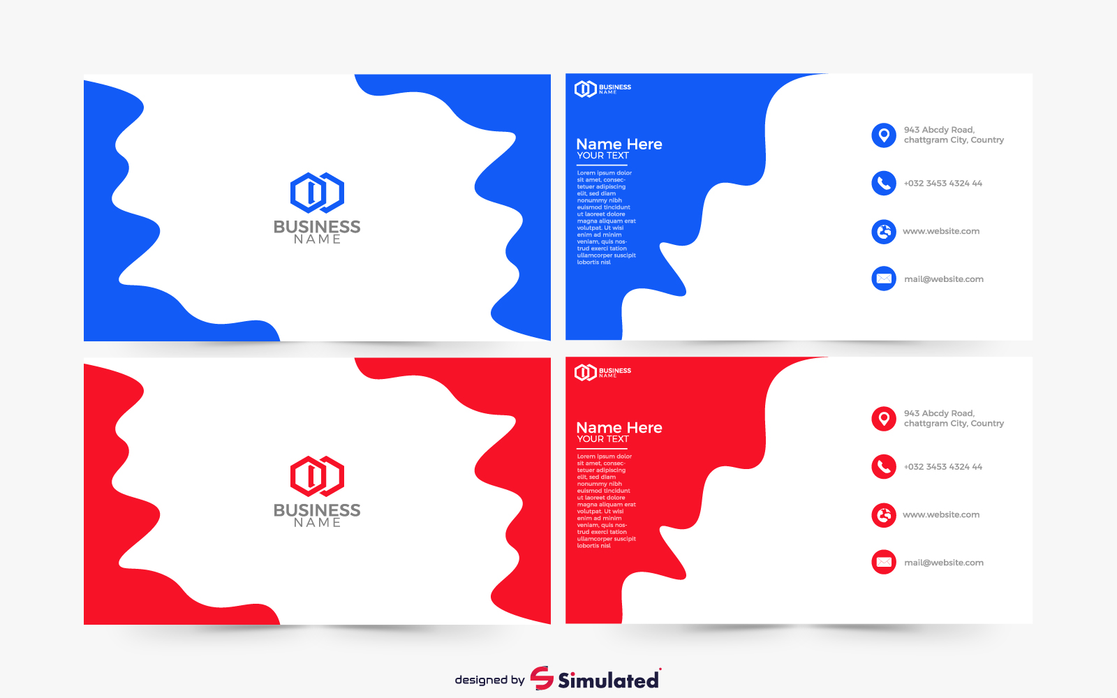 Branding Business Card Templates design