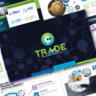 Currency Cryptocurrency PowerPoint Templates 359340