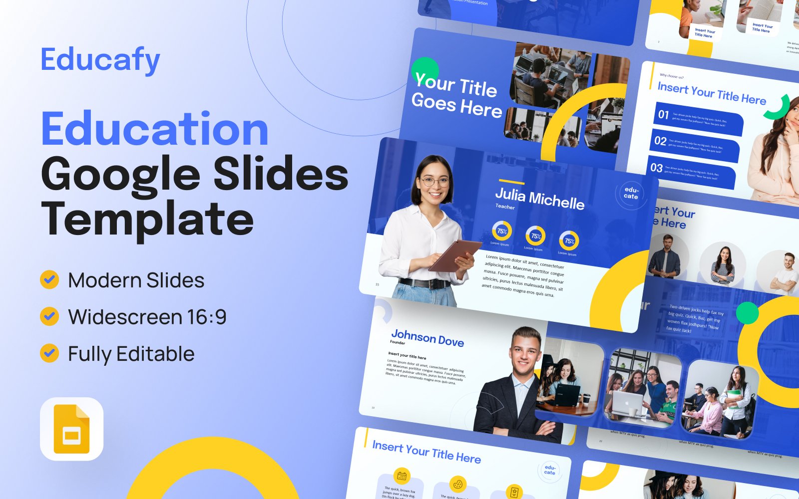 Educafy Education Google Slides Template