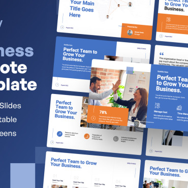 Business Clean Keynote Templates 359357