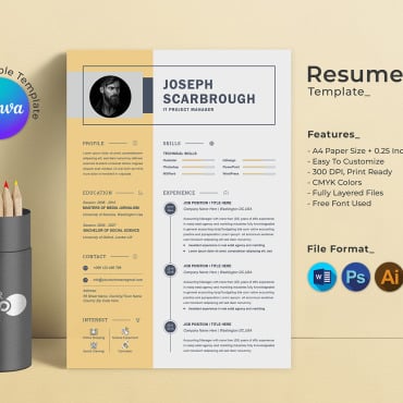 Template Resume Resume Templates 359369