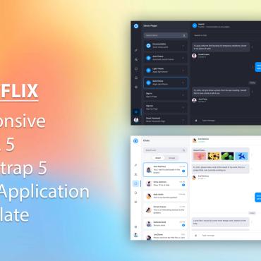 Bootstrap Chat Admin Templates 359391