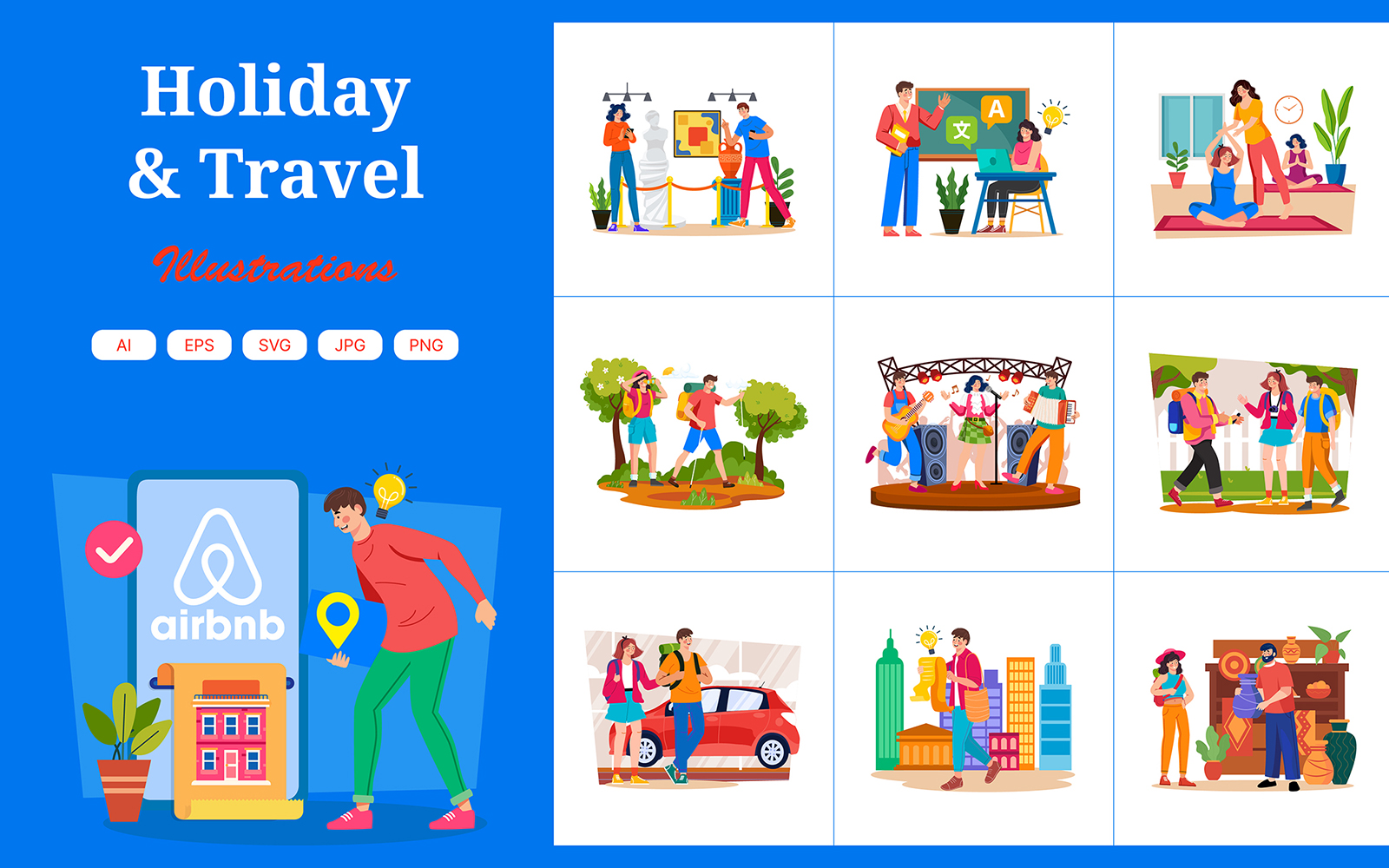 M728_ Holiday & Travel Illustration Pack 2