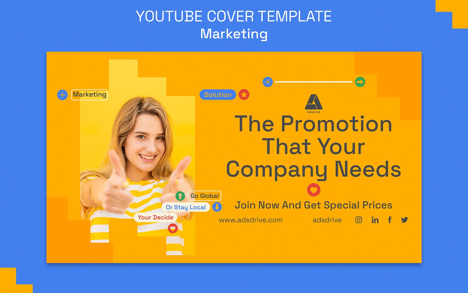 Social Media Marketing Cover Template