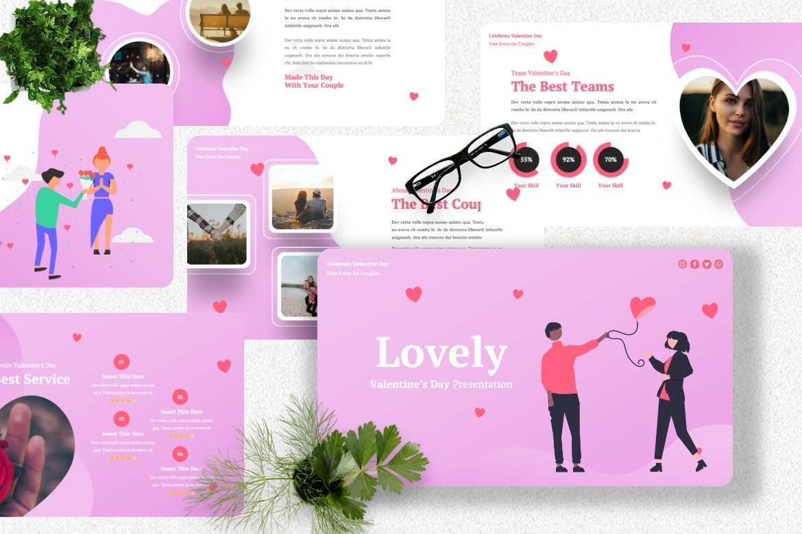 Lovely - Valentine Day Keynote Template