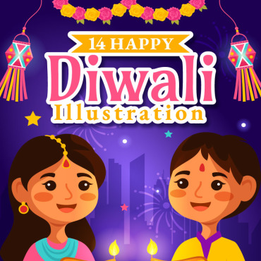 Diwali Diwali Illustrations Templates 359700