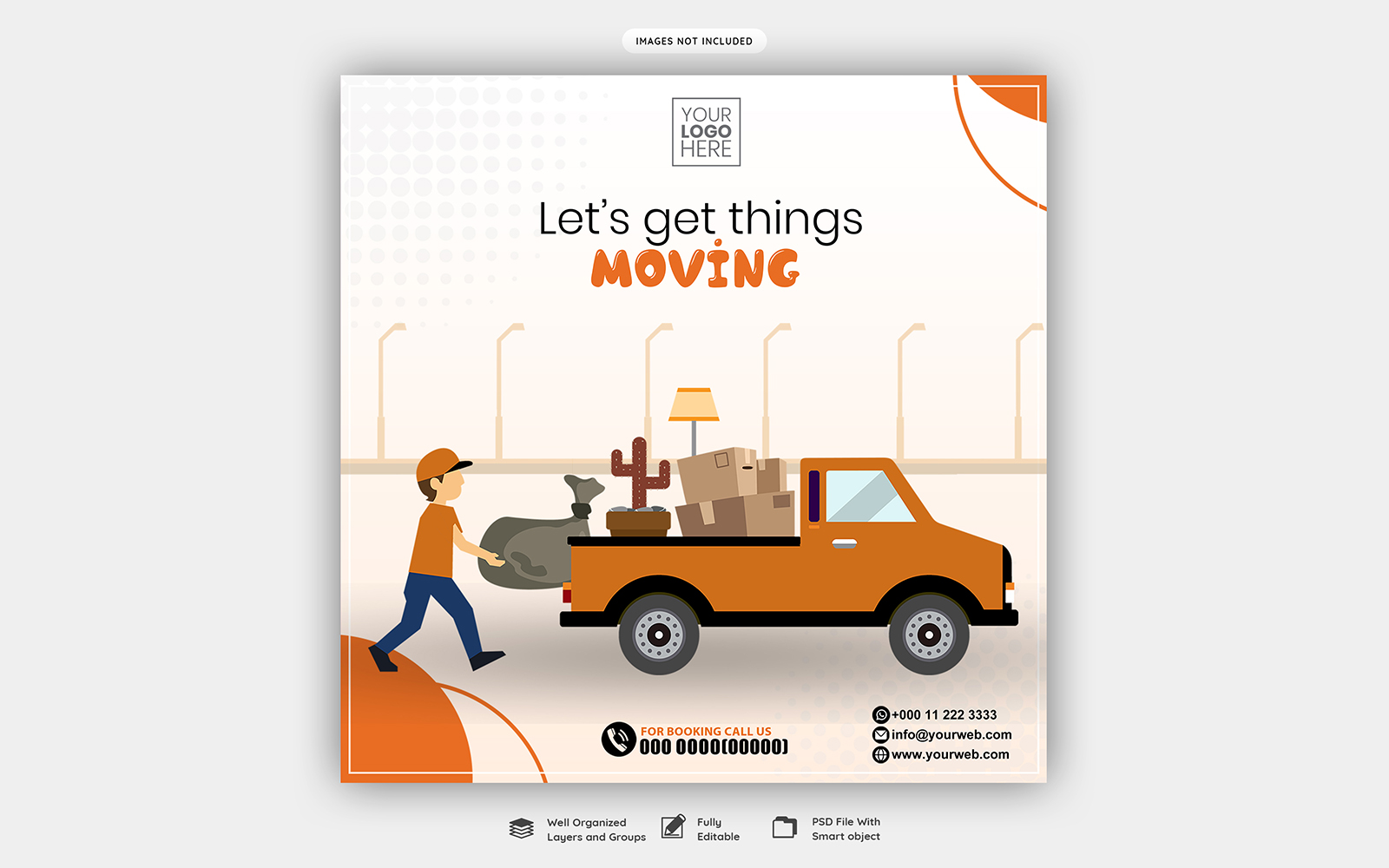 Moving Company Social Media Template