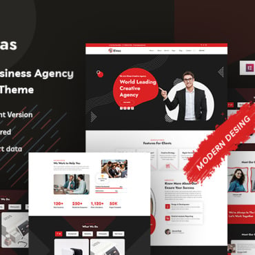 Business Clean WordPress Themes 360127
