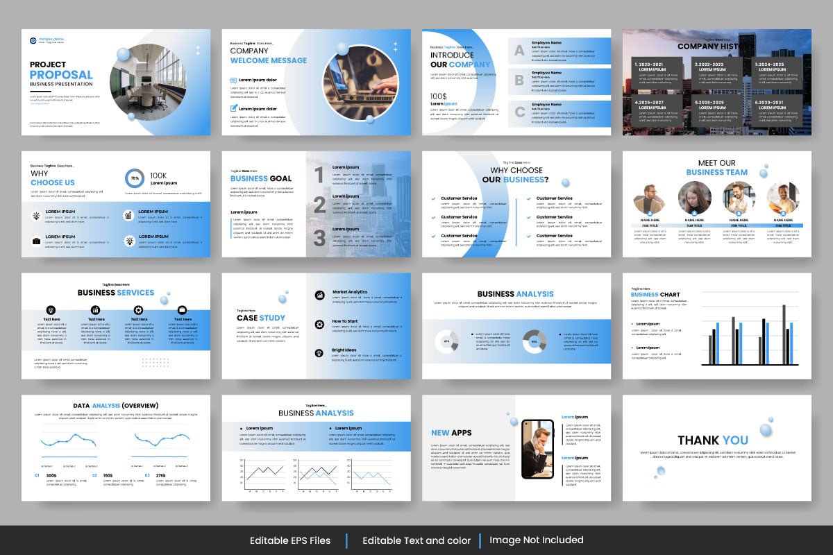 Presentation slides.Modern brochure cover design. Creative infographic elements set  Presentations