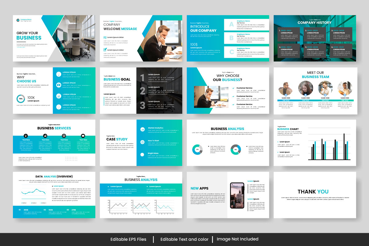 Vector Presentation slides.Modern brochure cover design. Creative infographic elements