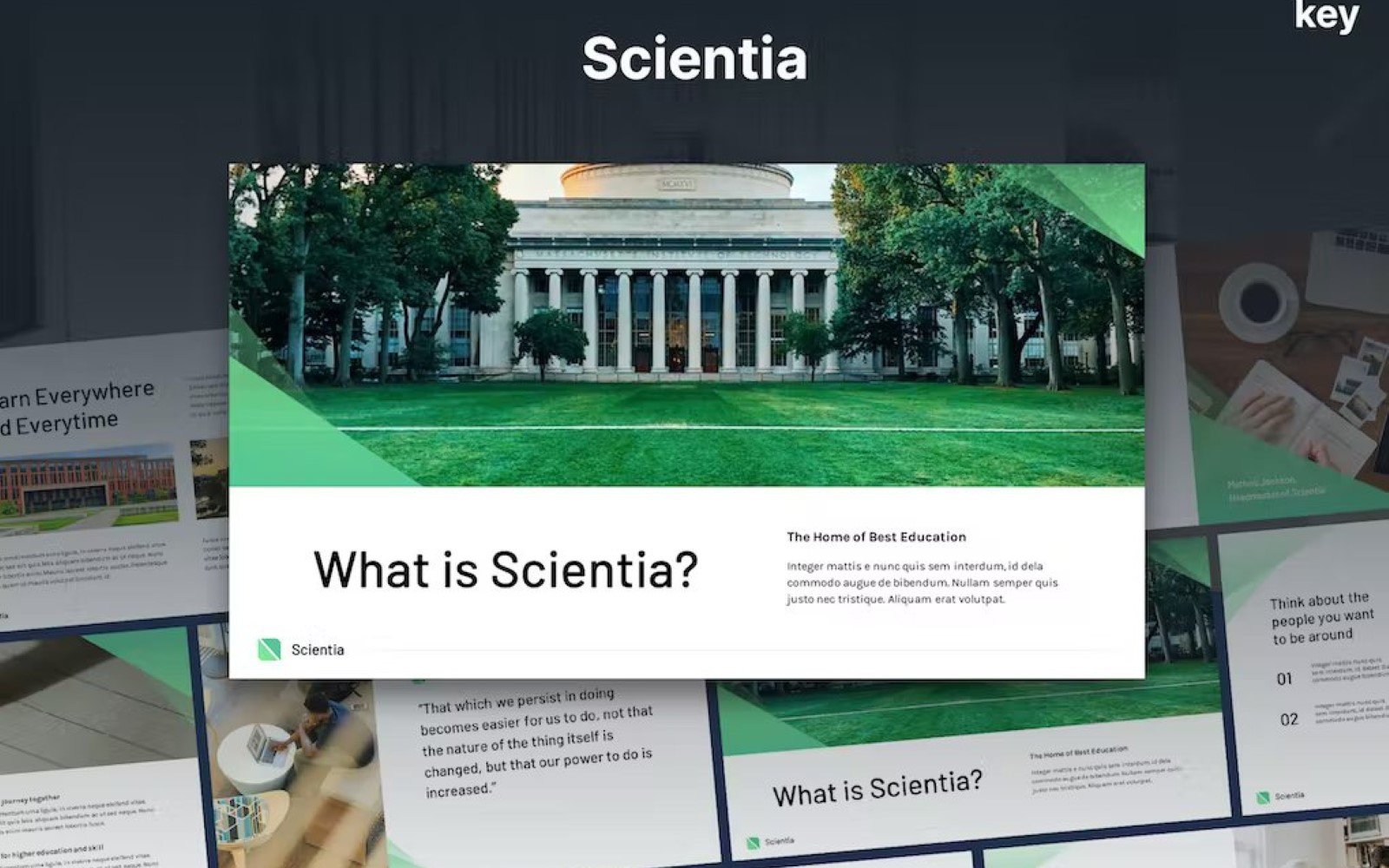 Scientia - University Theme Keynote