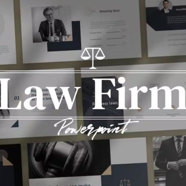 Firm Law PowerPoint Templates 360230
