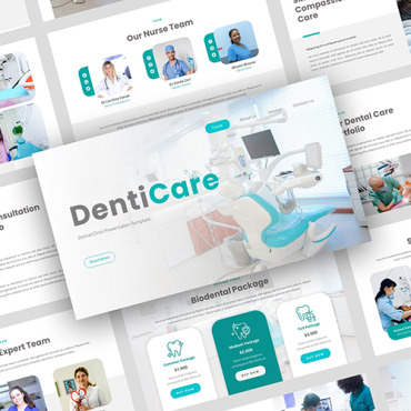 Clinic Dental Keynote Templates 360284